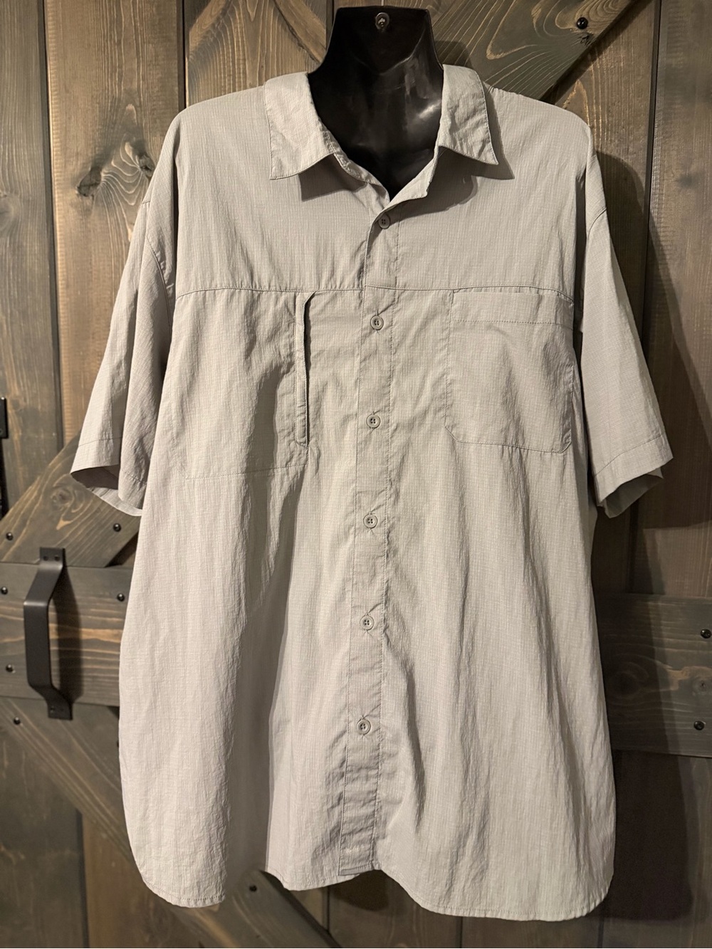 Woolrich Men's Short-Sleeve Vented Fishing/Outdoor Shirt XXL